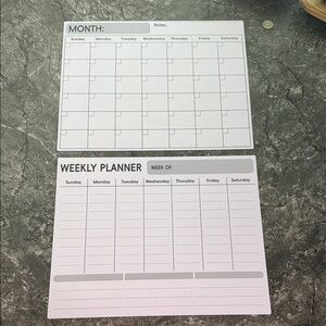 Magnetic Monthly and Weekly Planner